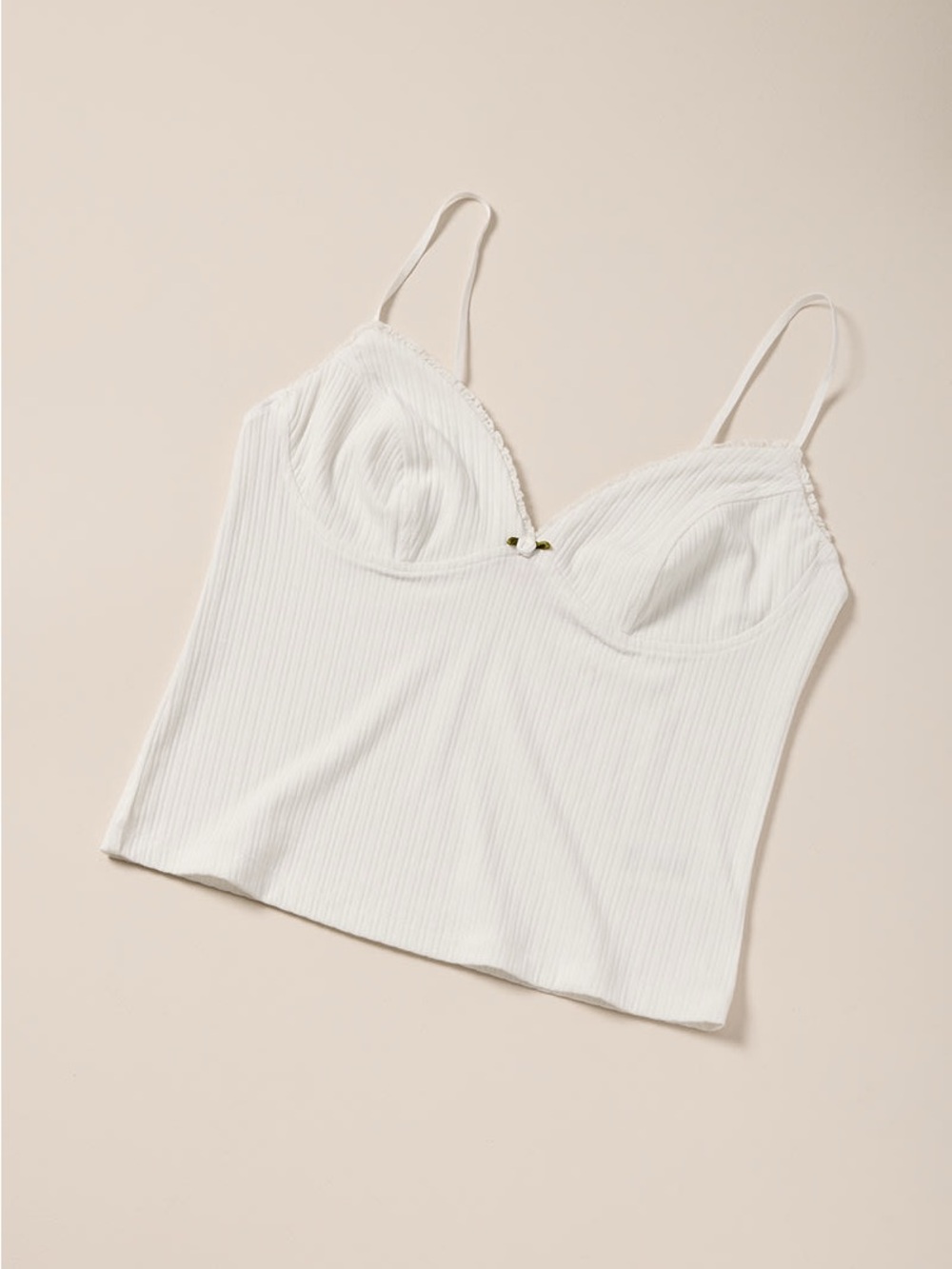 Francesca’s Gwen Rosette Lace Trim Cami